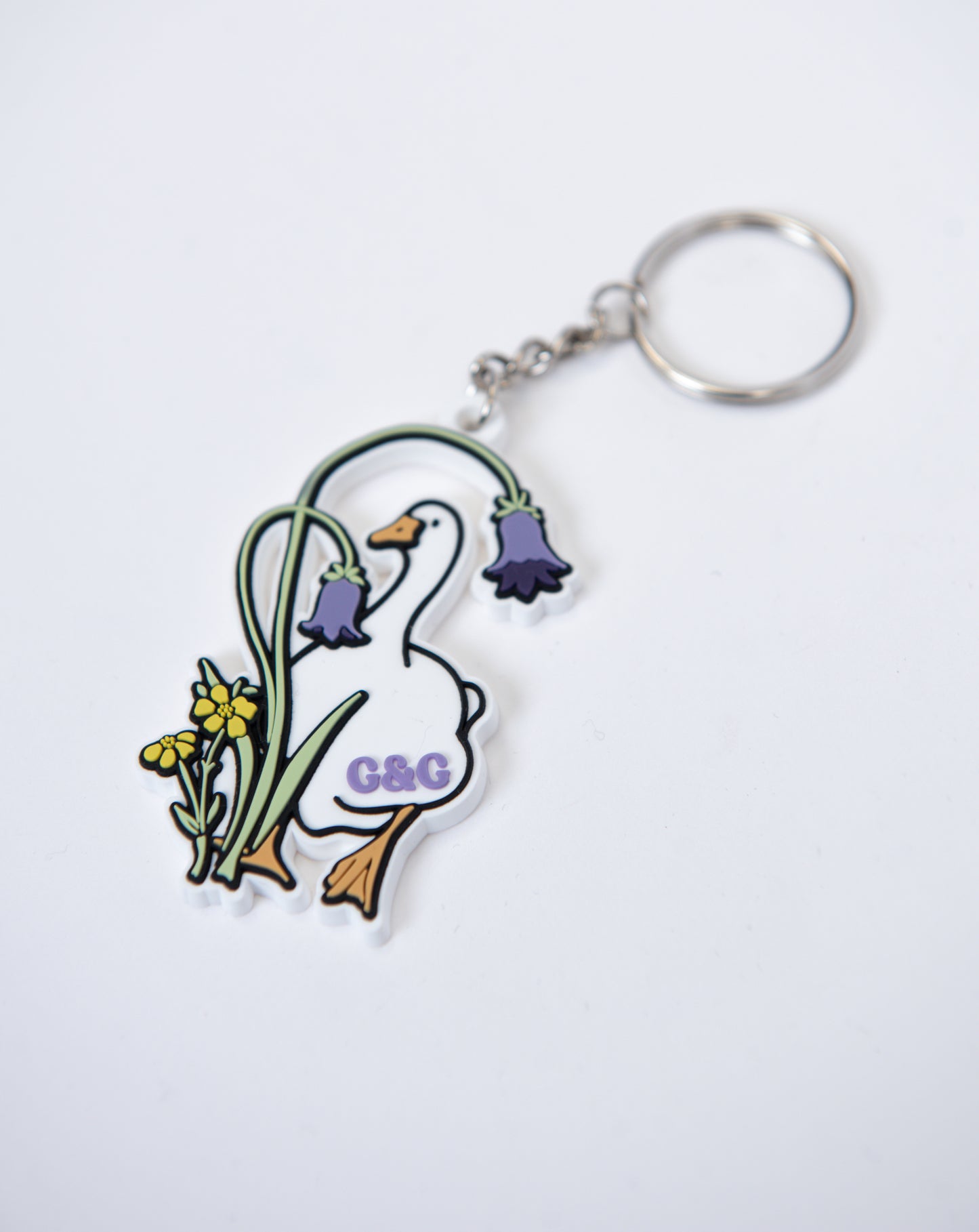 Bluebell Goose Keyring