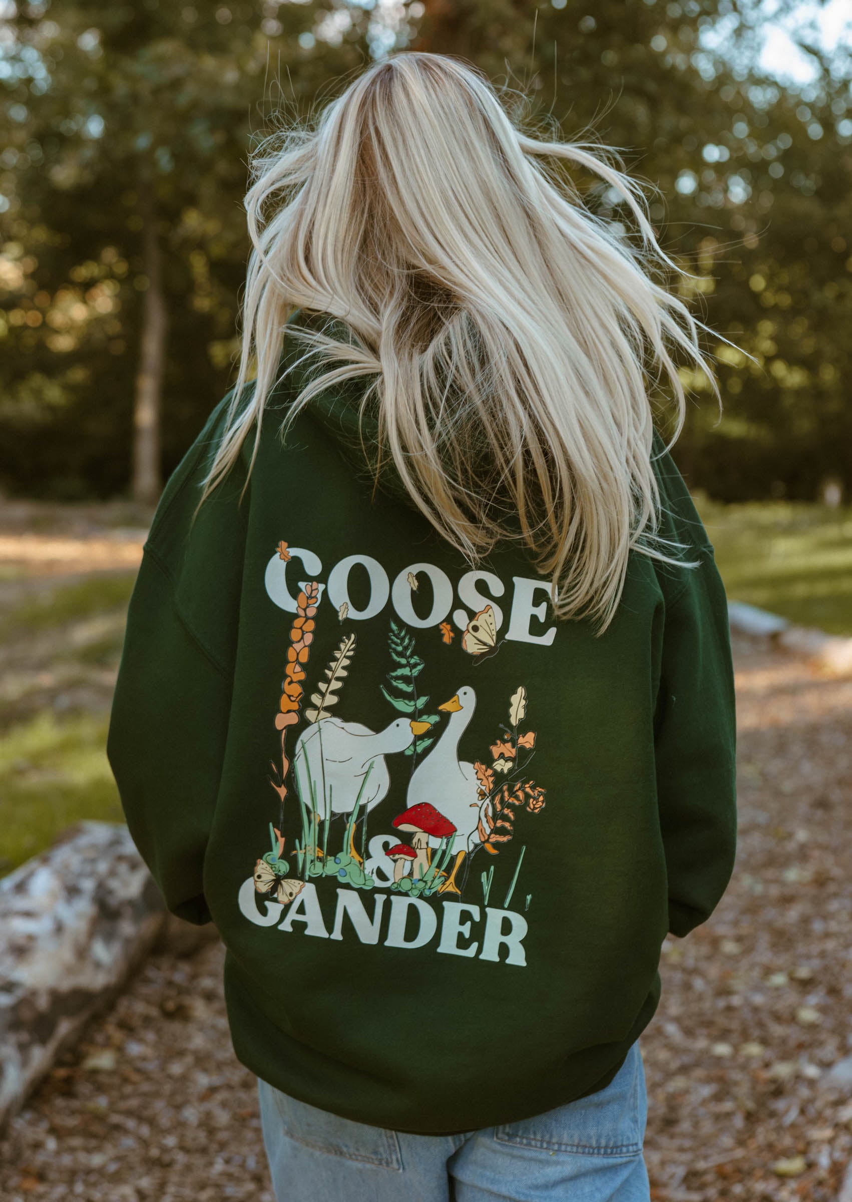 Woodland Goose Hoodie - Forest Green – Goose & Gander