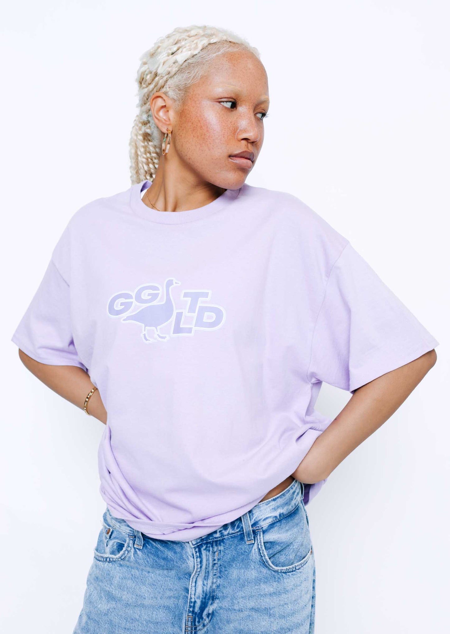 GGLTD Print Tee - Orchid