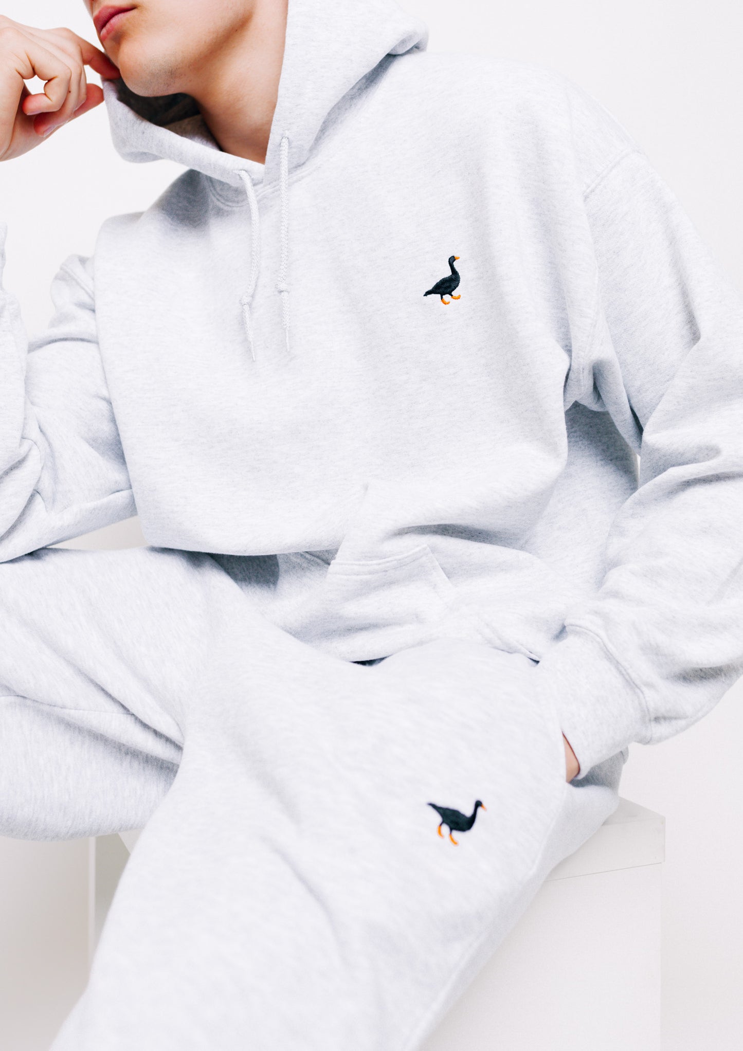 Unisex Goose Hood - Ash Grey