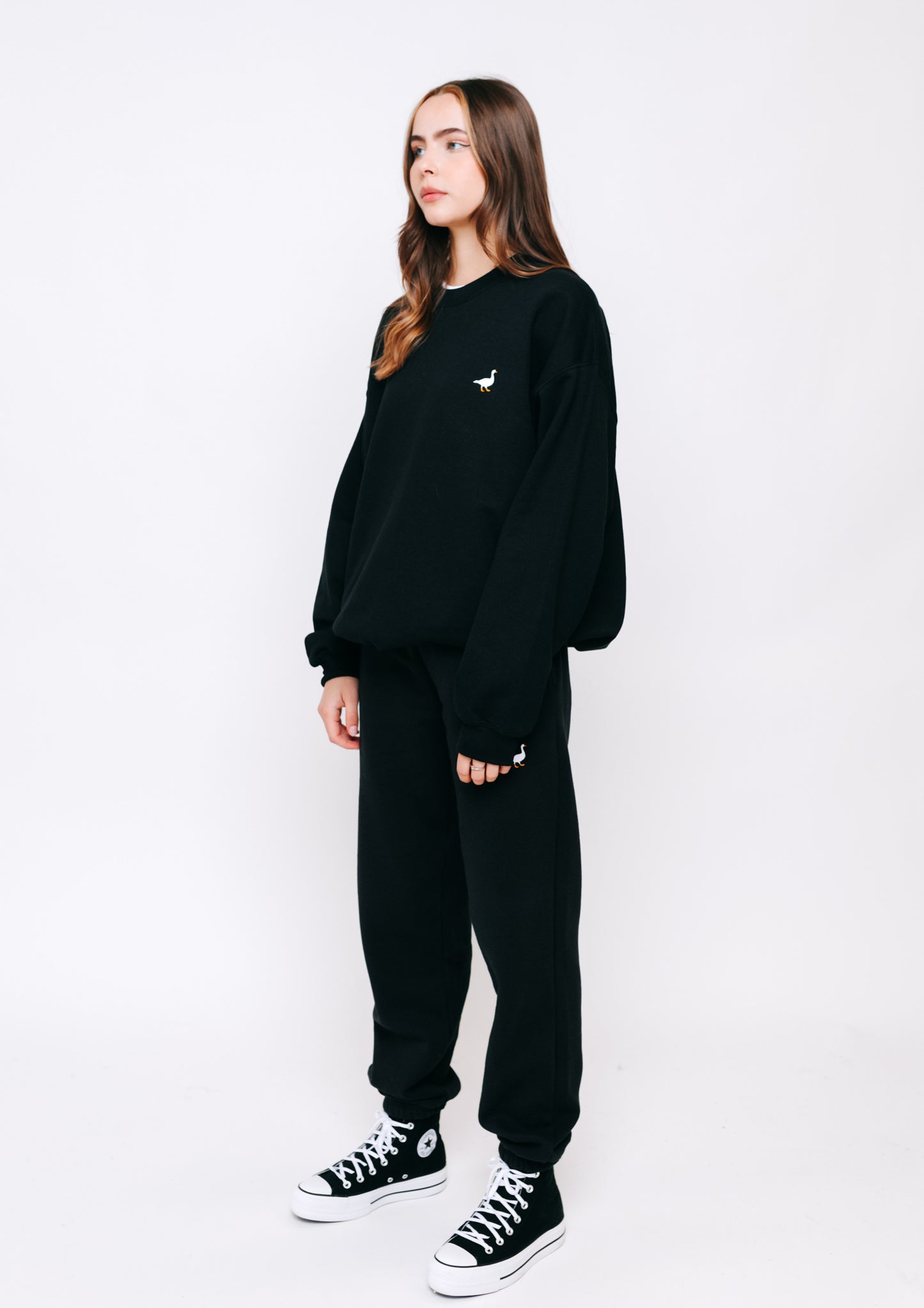 Unisex Goose Sweat - Black