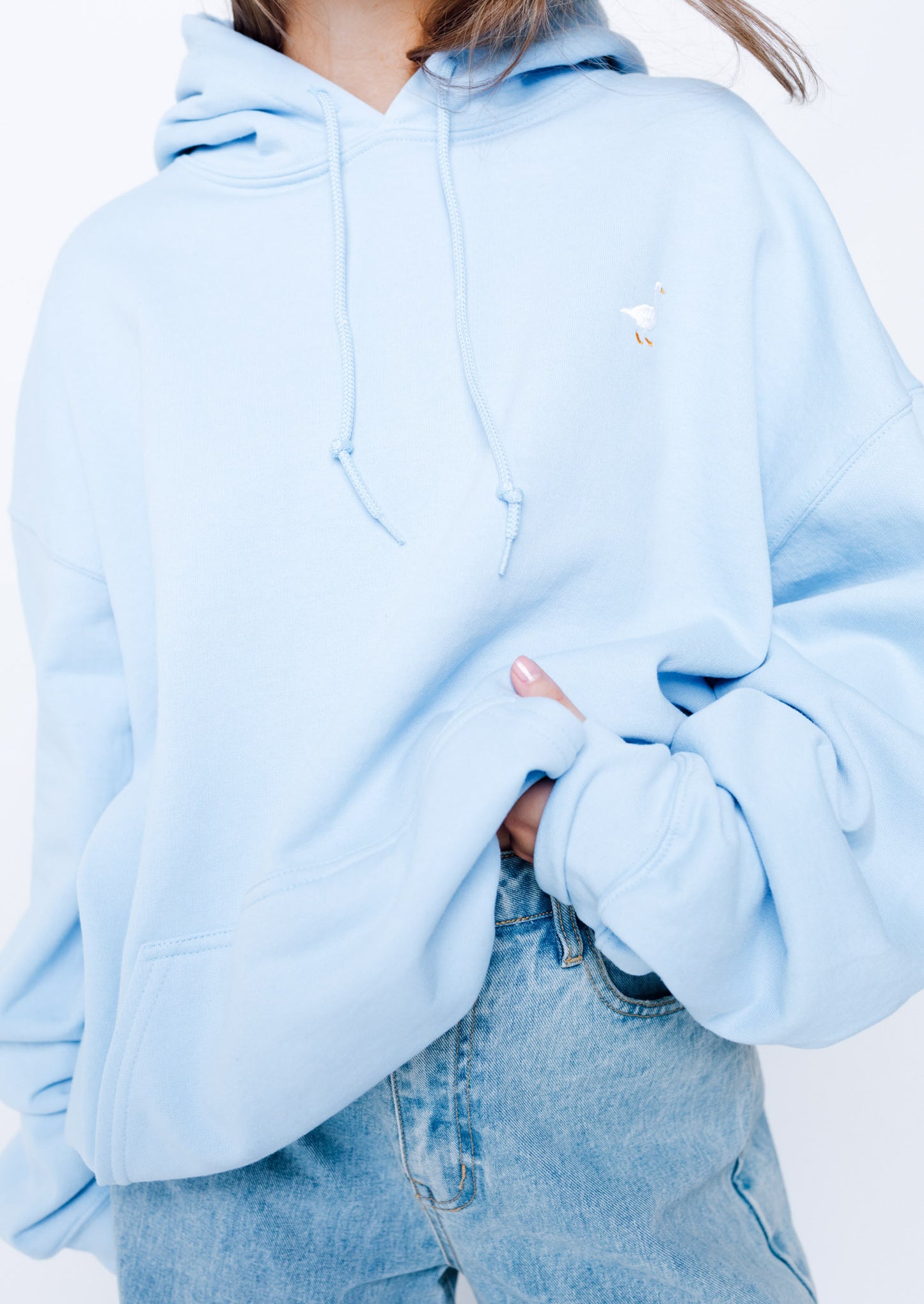 Unisex Goose Hood - Baby Blue