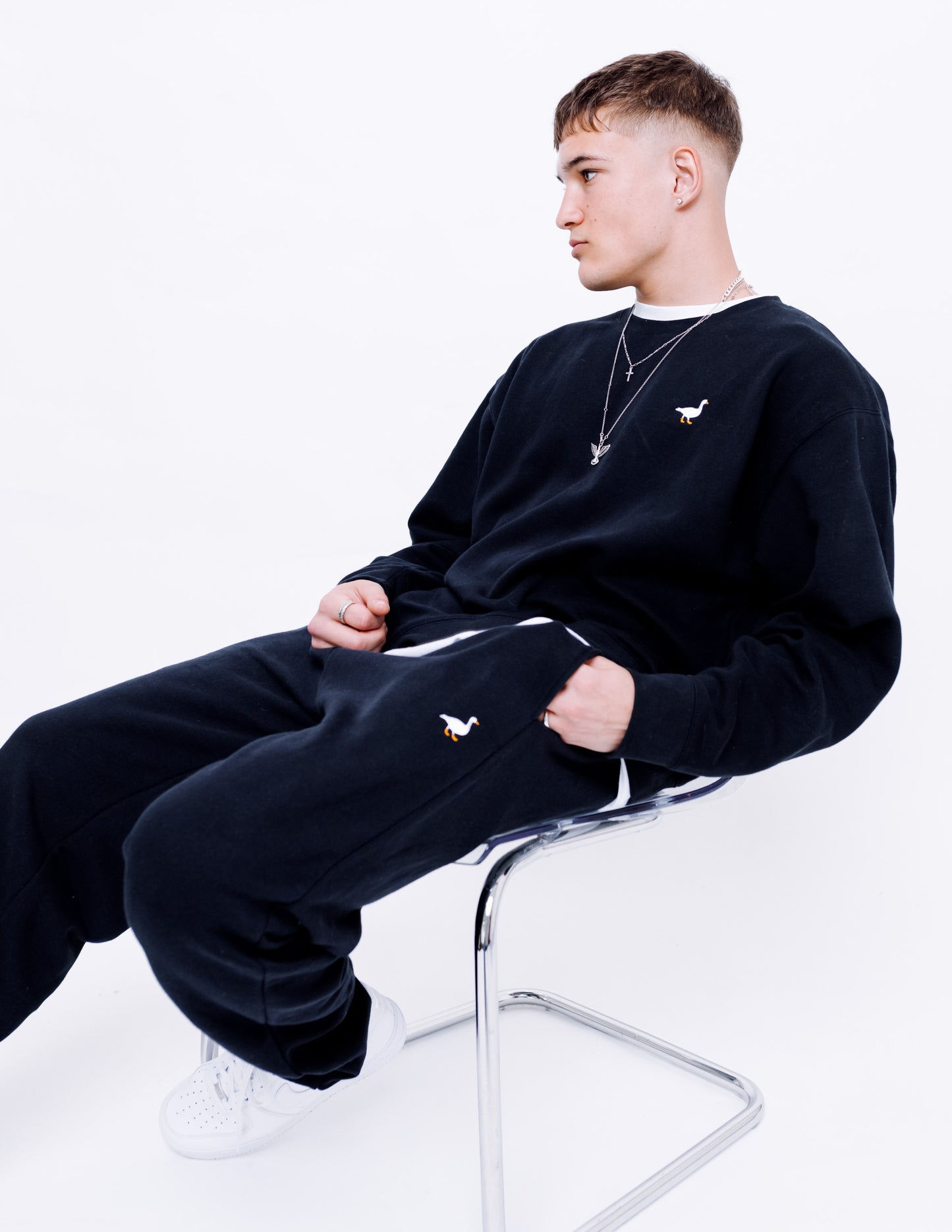 Unisex Premium Goose Sweatshirt - Black