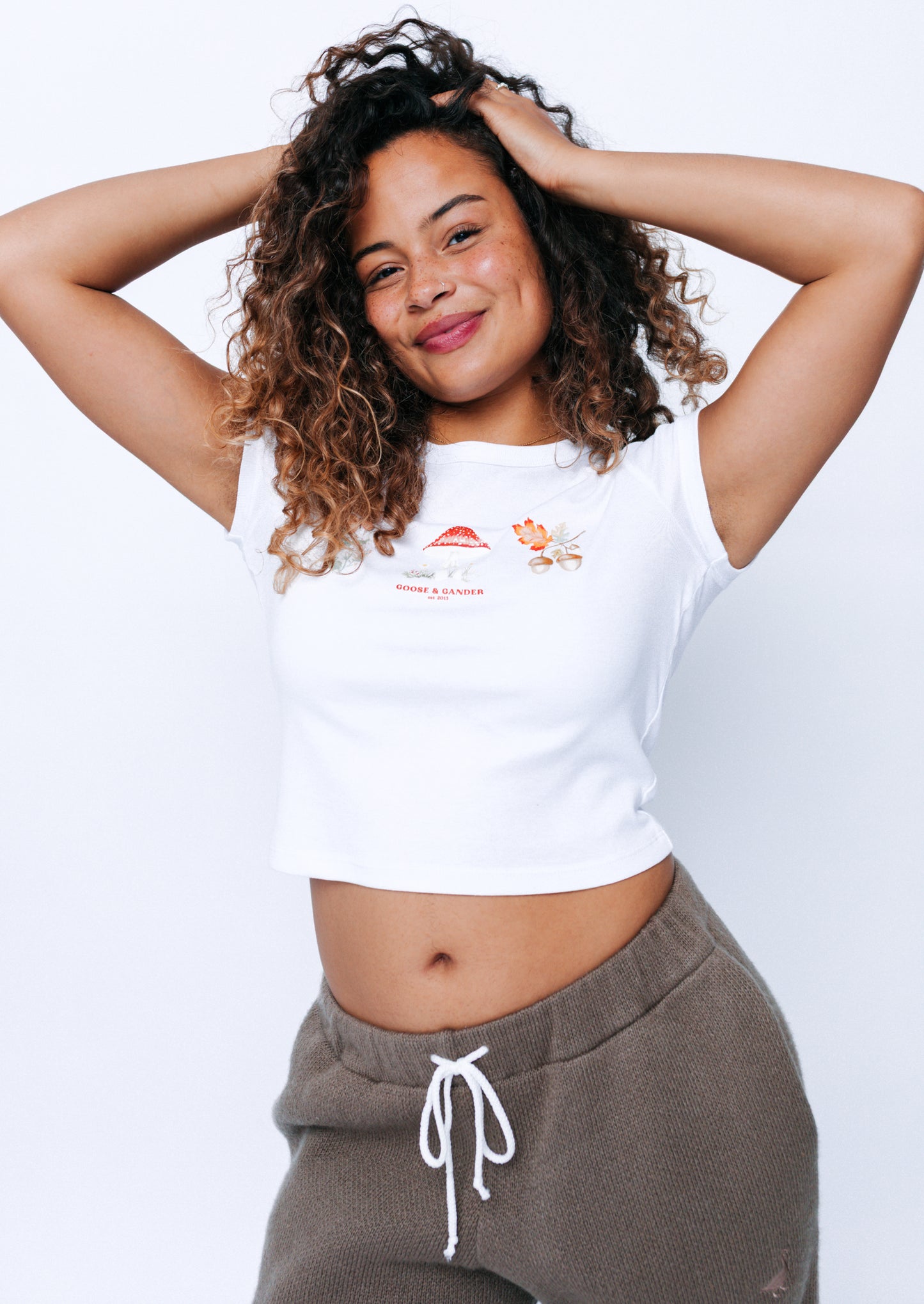 Unisex Woodland Baby Tee - White