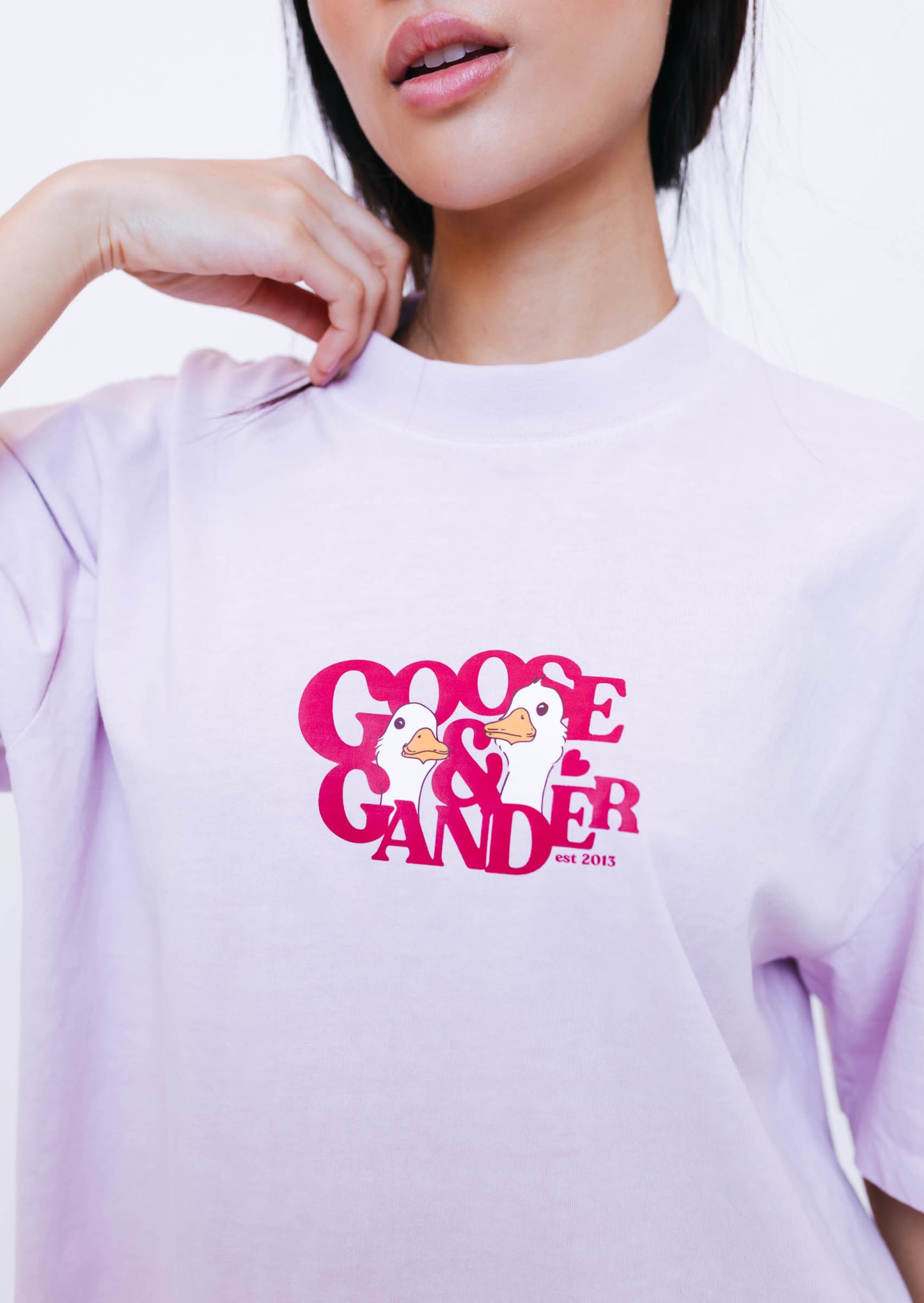 Unisex Heart Club Gambit Tee - Baby Pink