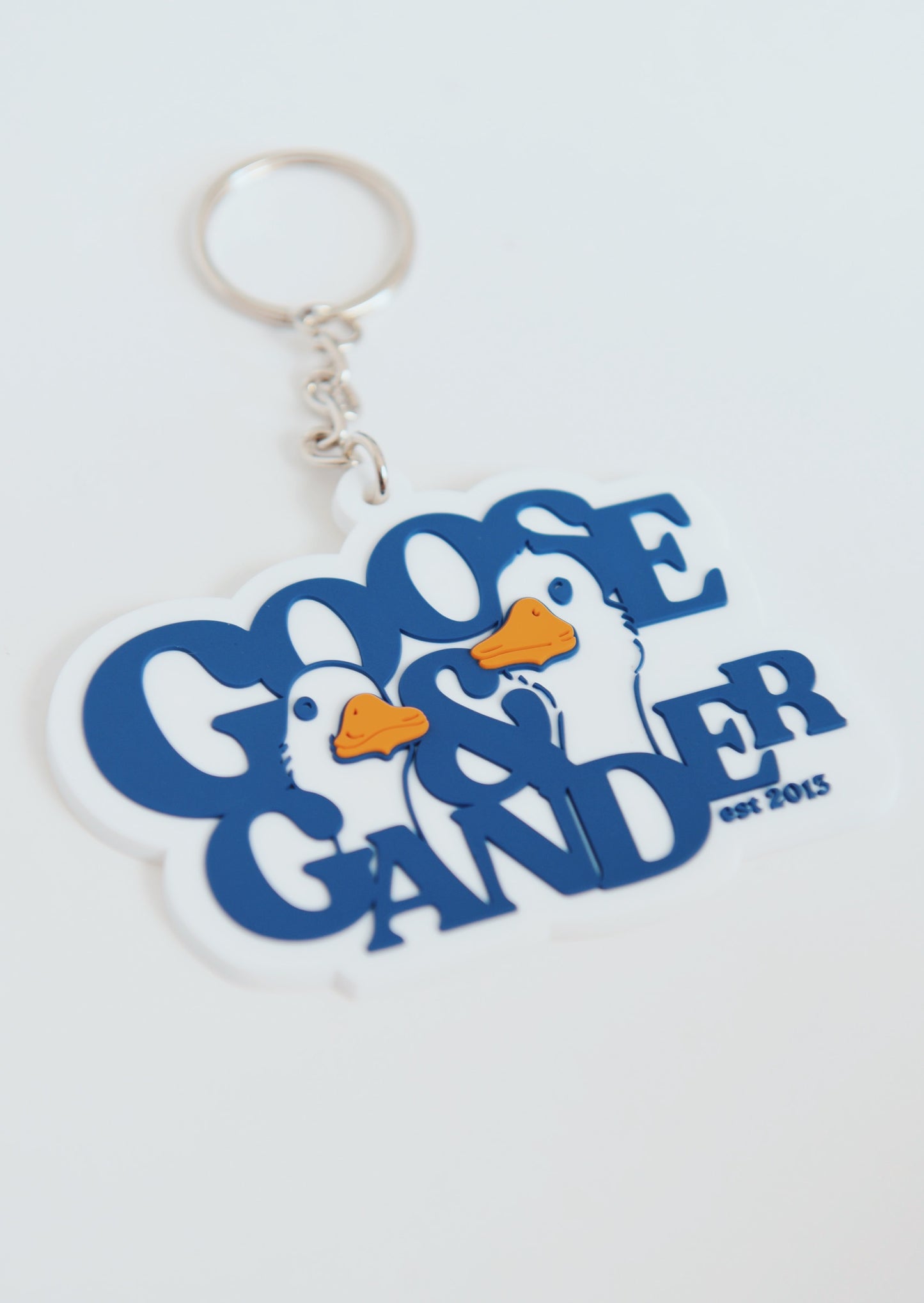 Royal Blue Goose Gambit Keyring