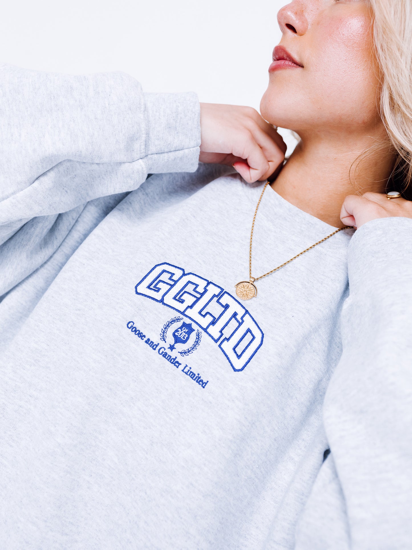 Varsity Sweatshirt - Ash Grey