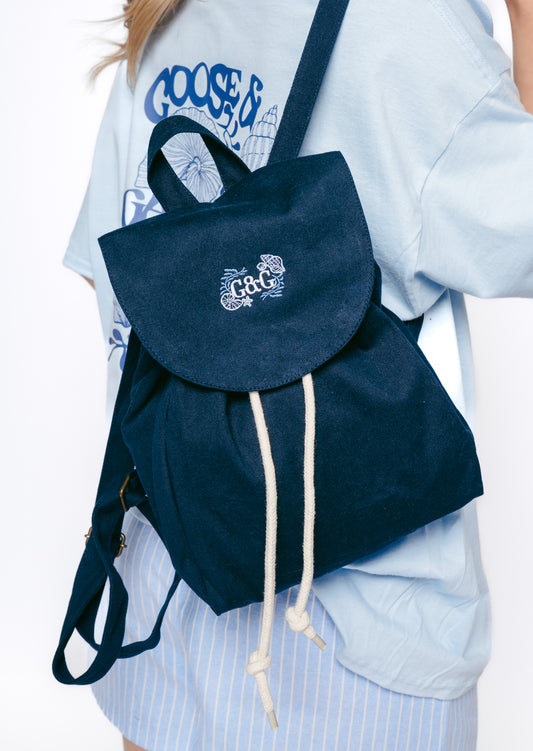 Coastal Mini Rucksack - Navy