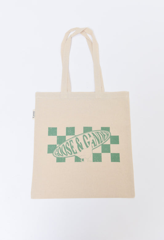 L&L Checkered Tote Bag