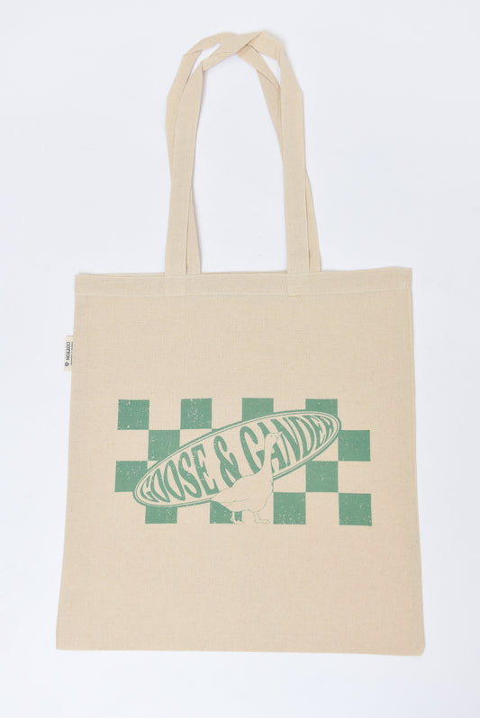 L&L Checkered Tote Bag