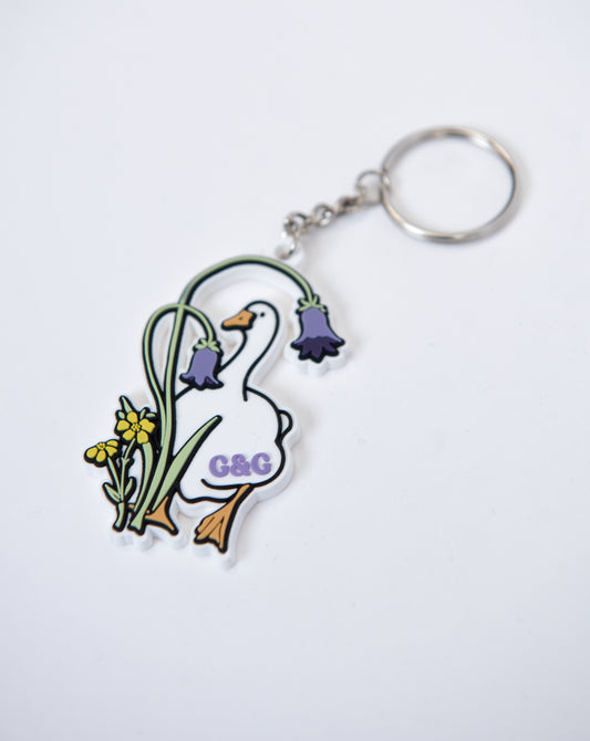 Bluebell Goose Keyring