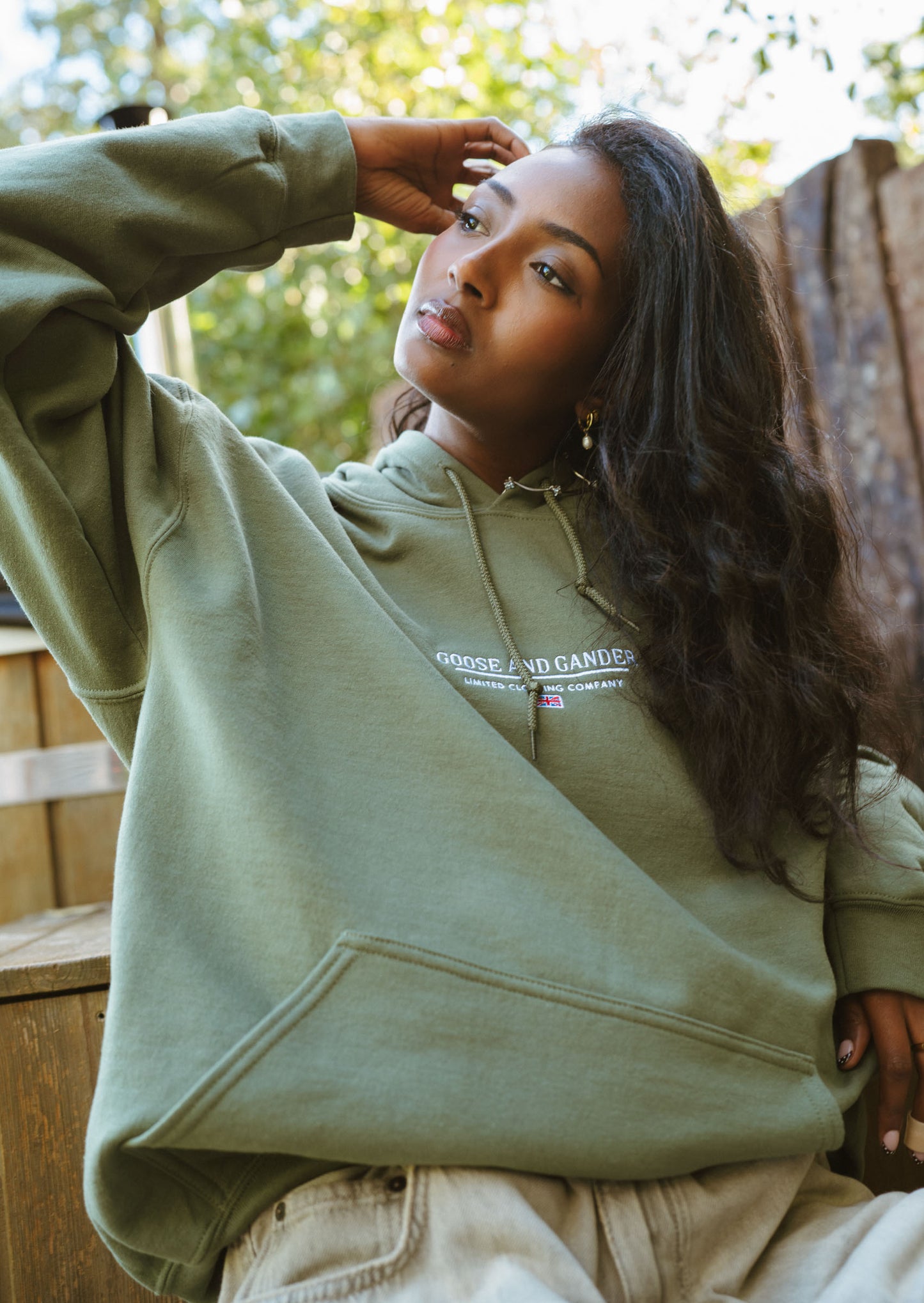 Unisex LTD Hood - Military Green