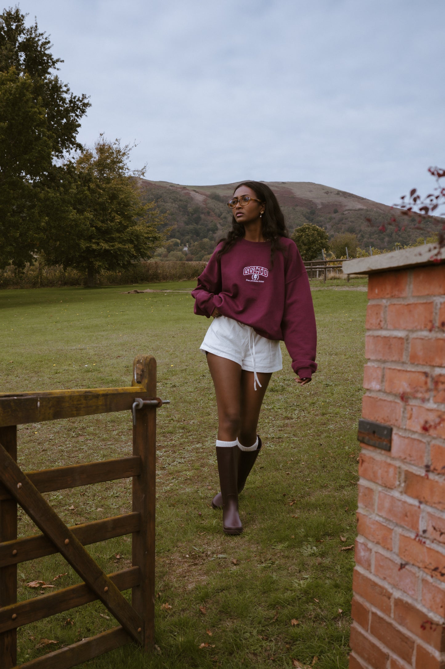 Varsity Sweatshirt - Burgundy