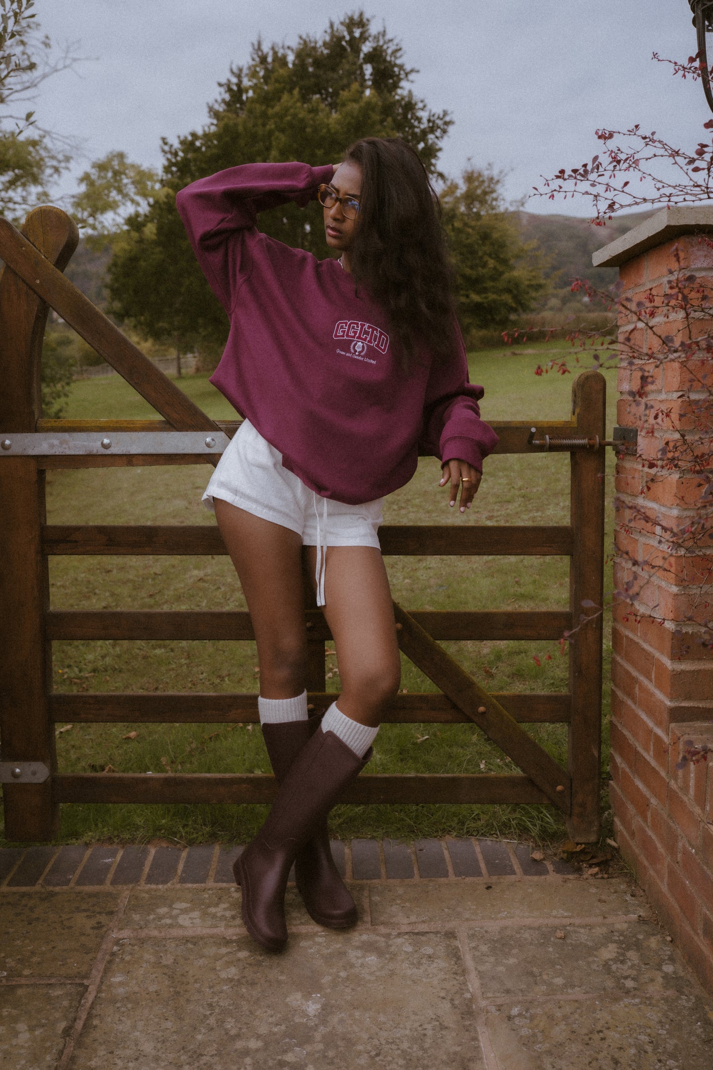 Varsity Sweatshirt - Burgundy