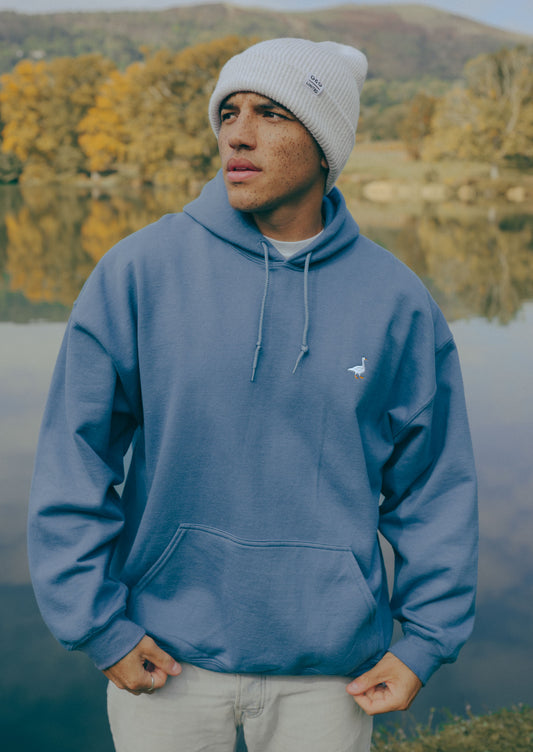 Unisex Goose Hood - Indigo Blue