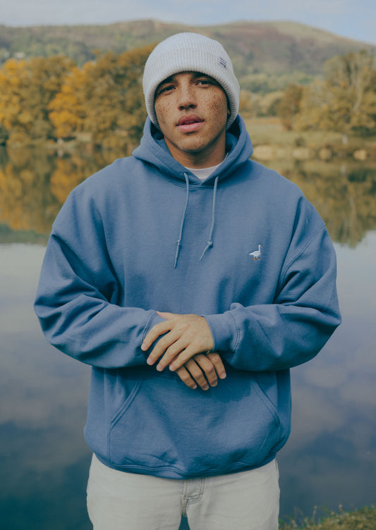Unisex Goose Hood - Indigo Blue