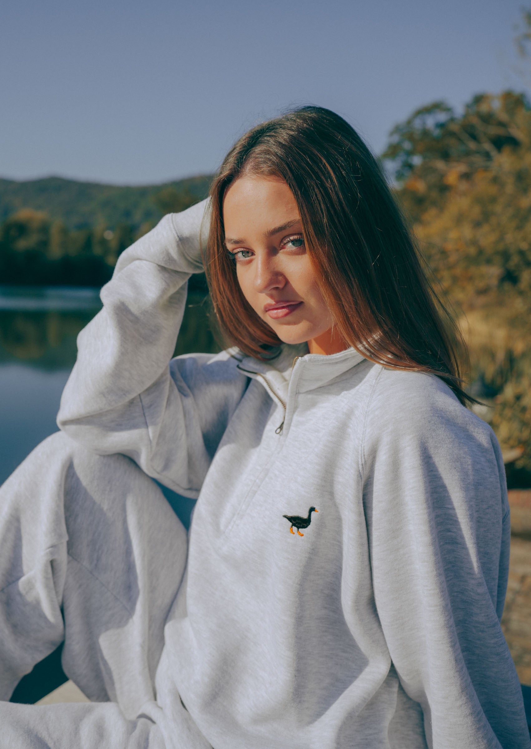 GuruGuru Zip Hoodie (Light Gray) Lサイズ GuruGuru Zip Hoodie (Light Gray) L