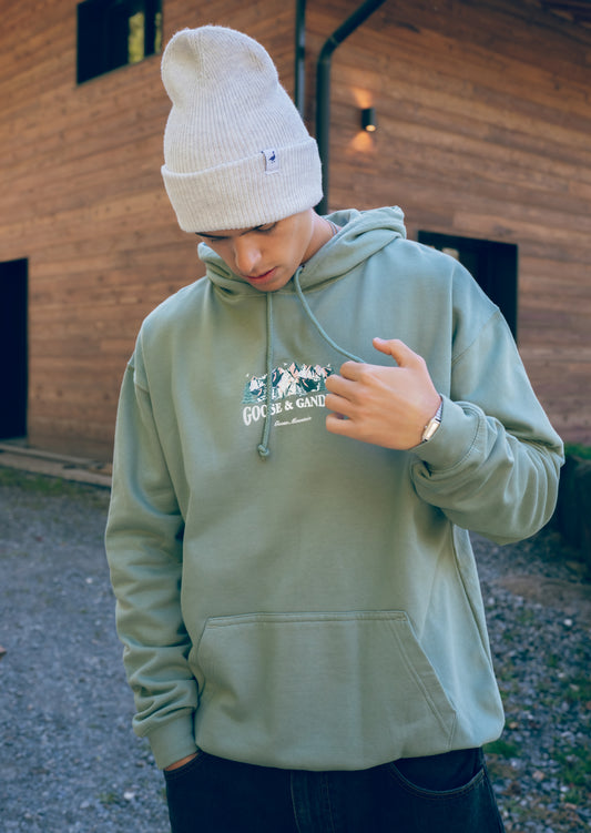Goose Tag Beanie - Grey
