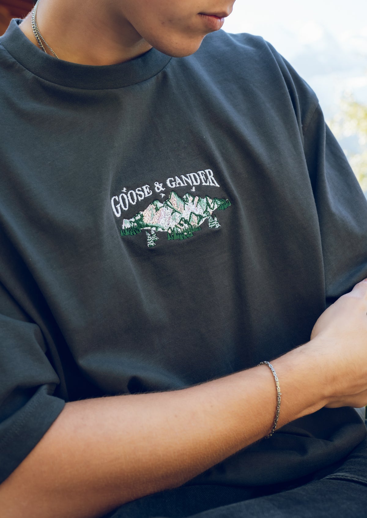 Alpine Tee - Charcoal