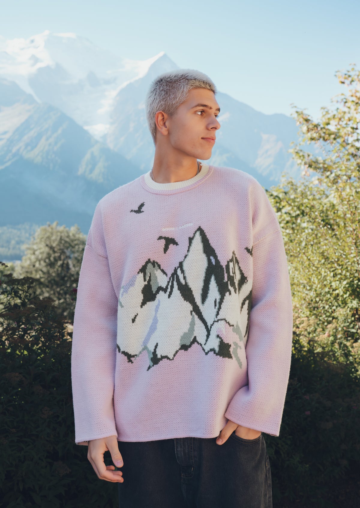 Alpine Knitted Jumper - Blush