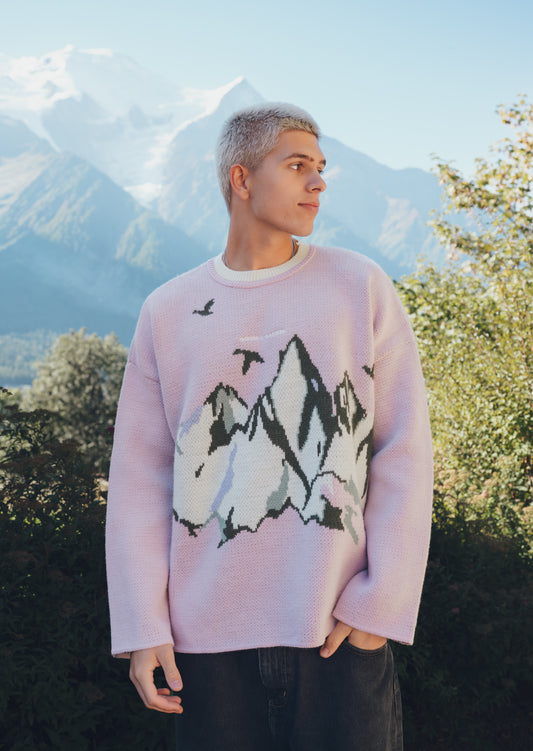Alpine Knitted Jumper - Blush