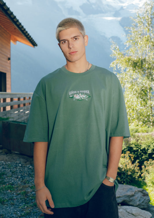 Alpine Tee - Moss Green
