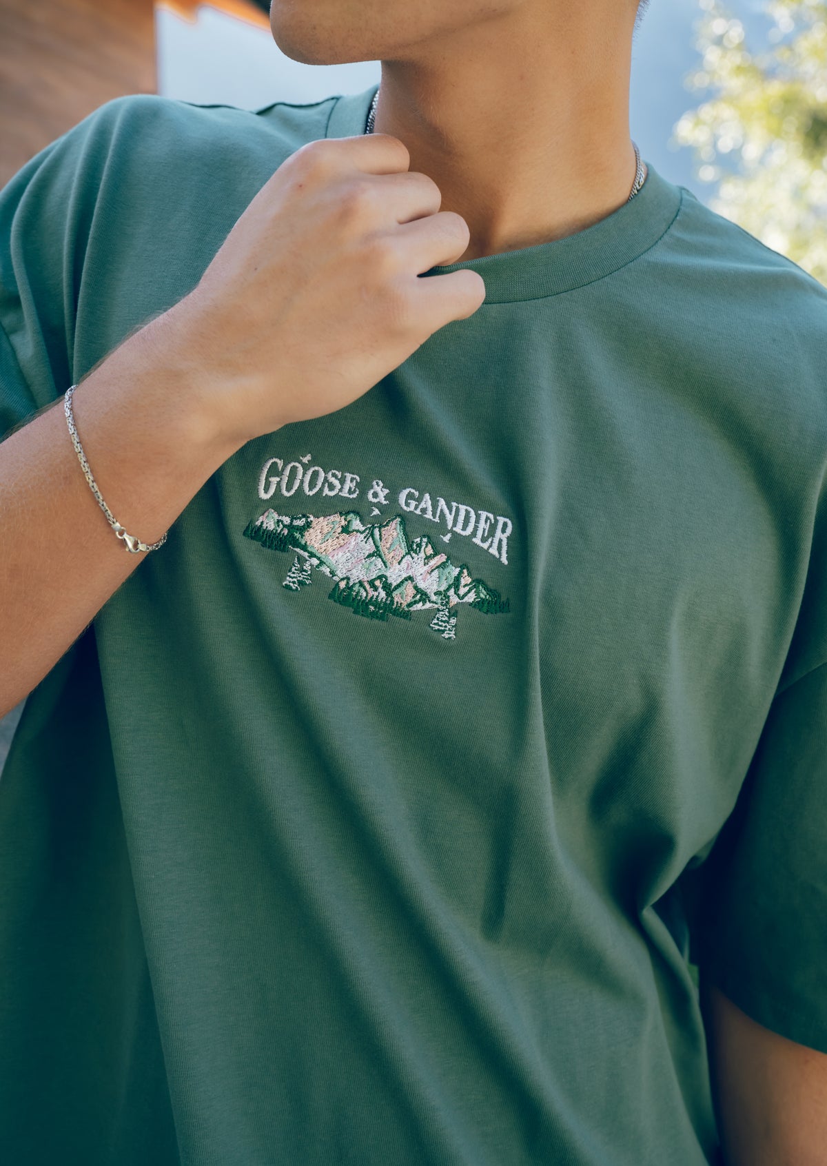Alpine Tee - Moss Green