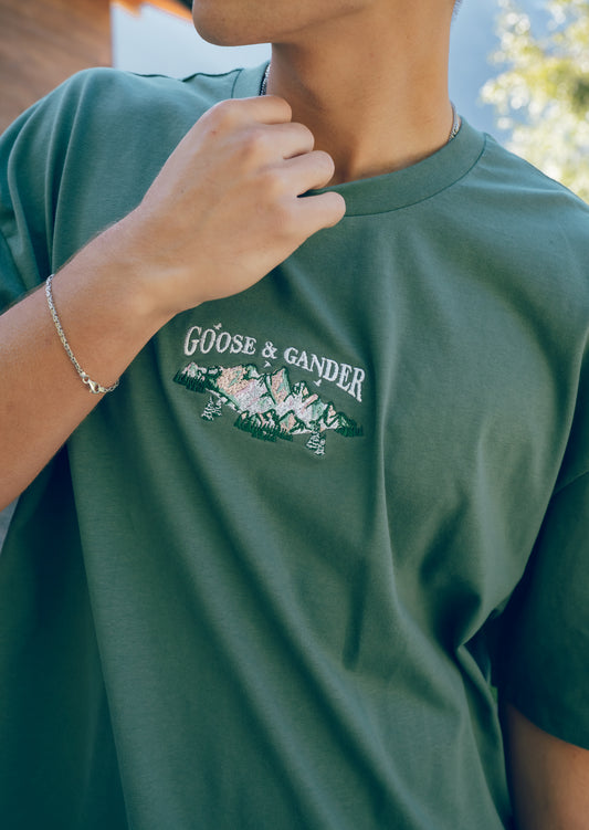 Alpine Tee - Moss Green