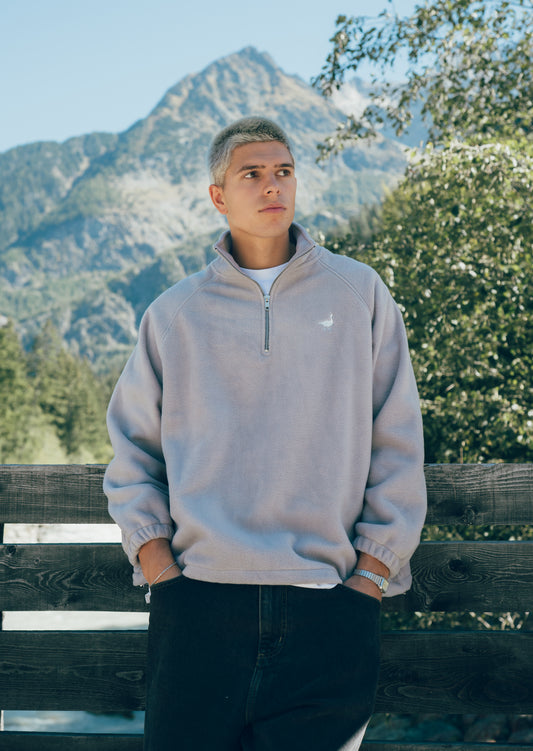 Goose 1/4 Zip Fleece - Grey