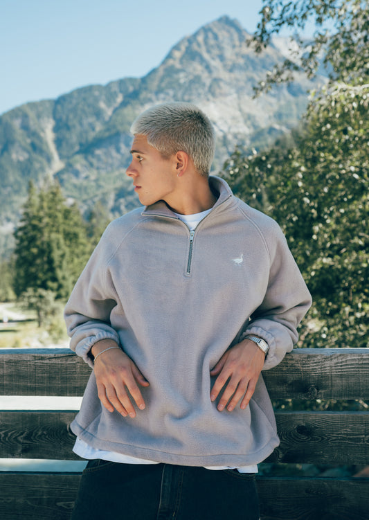Goose 1/4 Zip Fleece - Grey