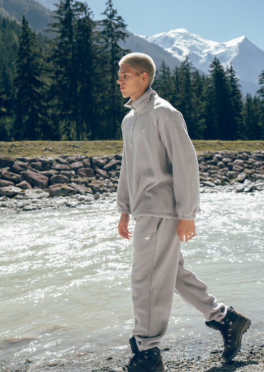 Goose 1/4 Zip Fleece - Grey