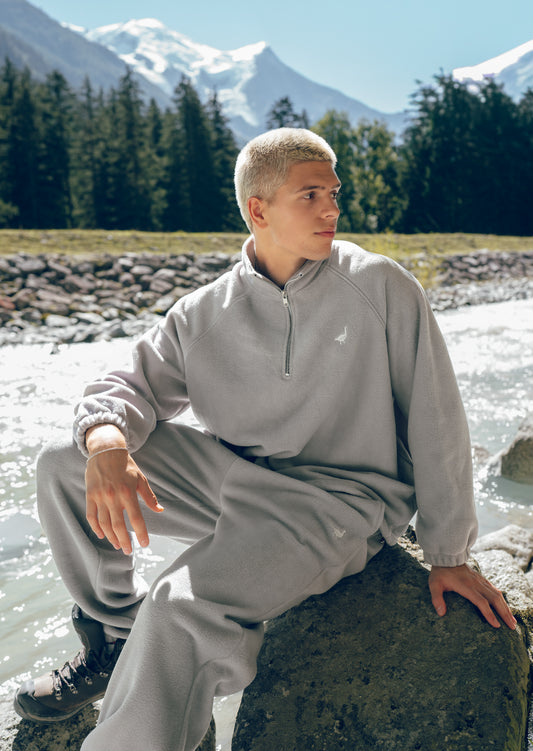 Goose Fleece Joggers - Grey