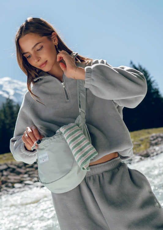 LTD Patch Cross Body Bag - Sage