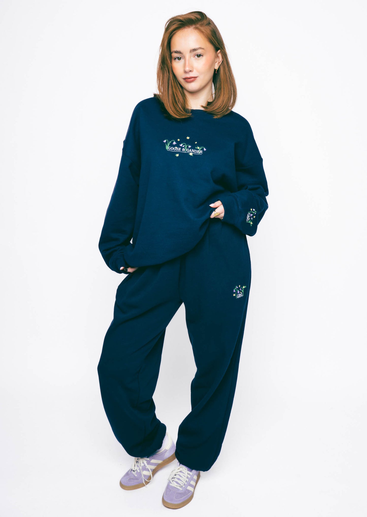 Bluebell Cuffed Joggers - Navy