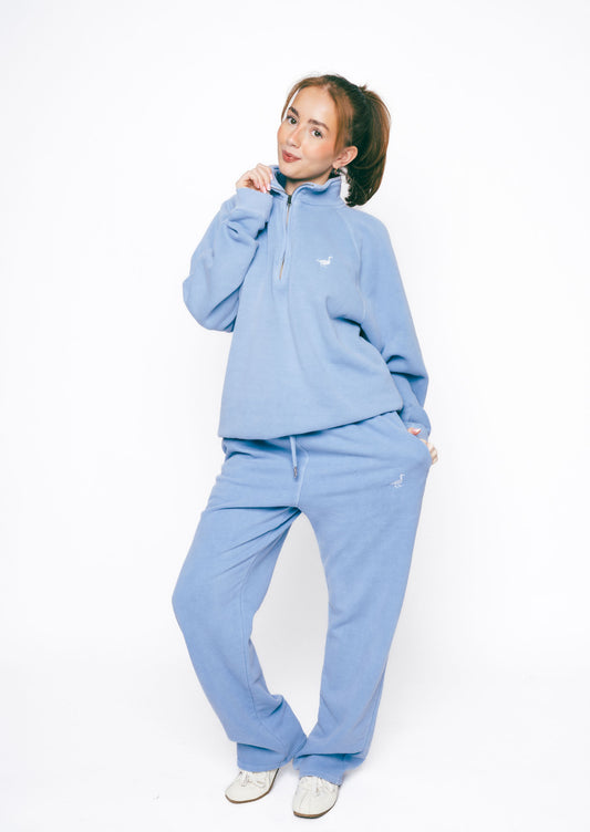 Goose Straight Leg Joggers - Washed Blue