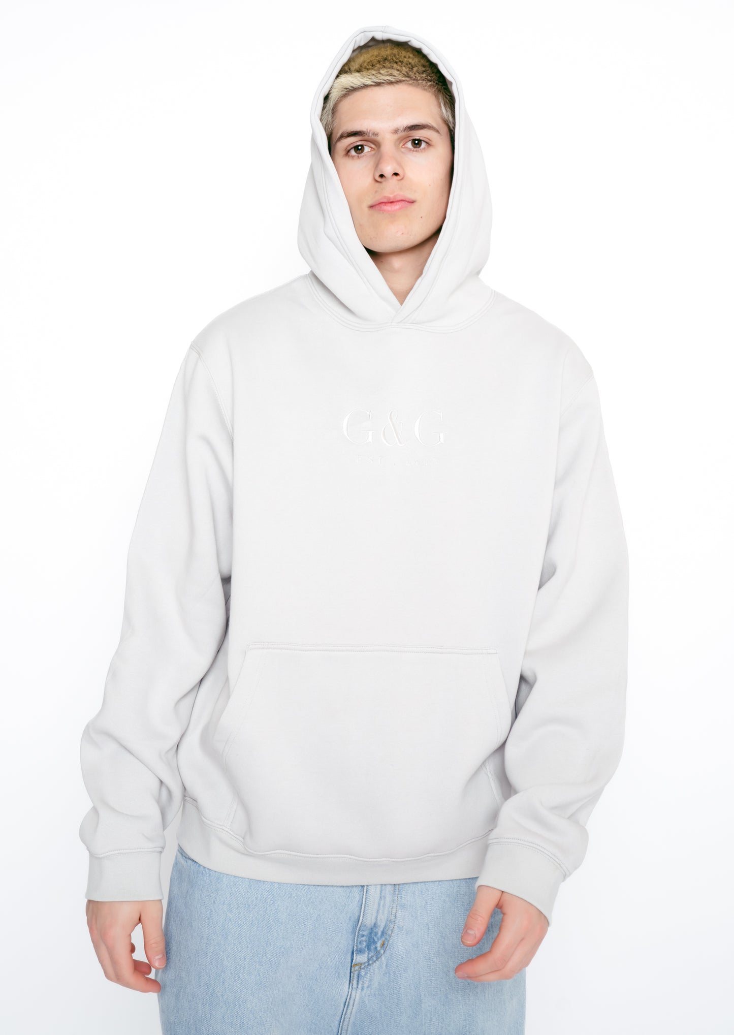 Timeless Oversized Hoodie - Lunar Grey