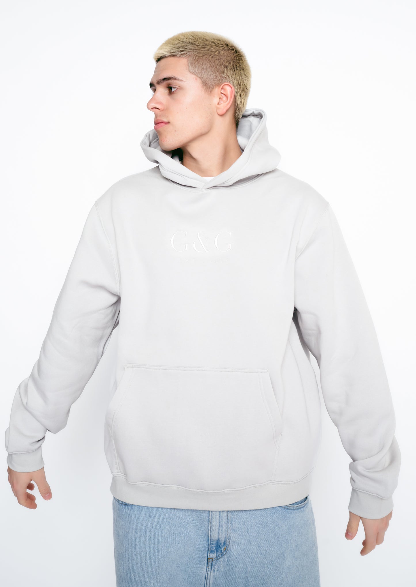 Timeless Oversized Hoodie - Lunar Grey
