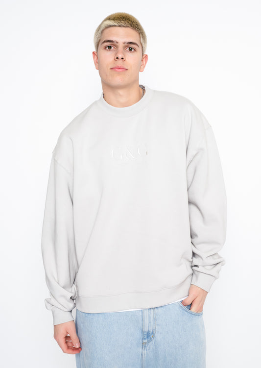 Timeless Boxy Oversized Sweatshirt - Lunar Grey