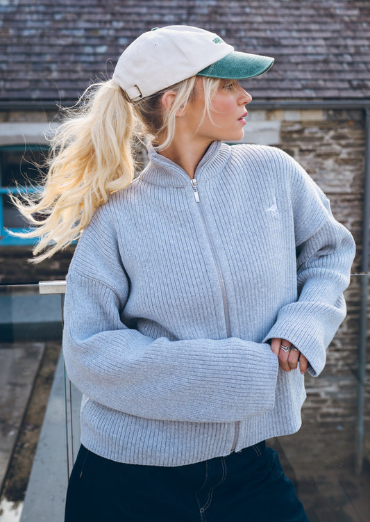 L&L Oval Embroidered Two Tone Cap - Natural/Green