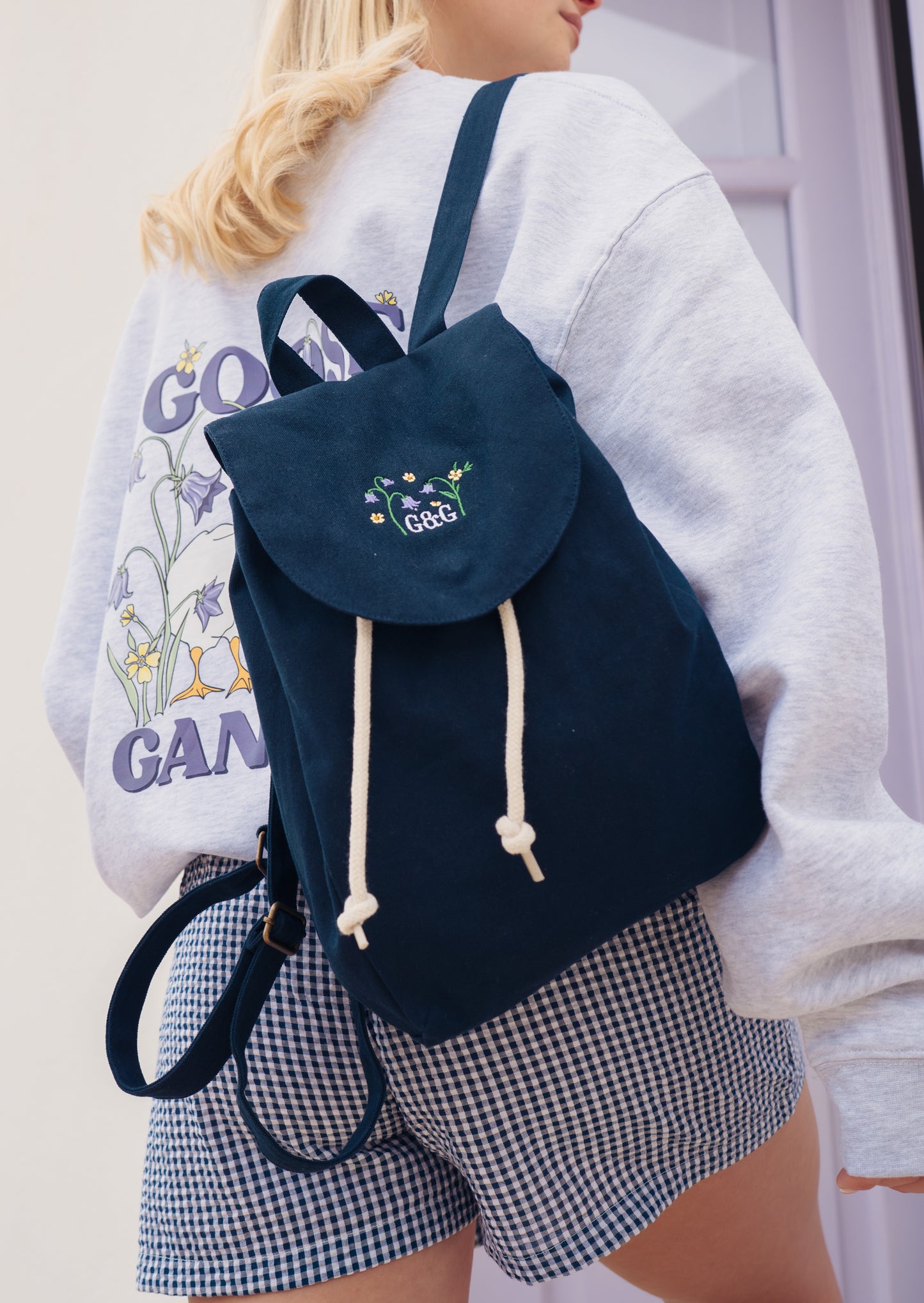 Bluebell Mini Rucksack - Navy