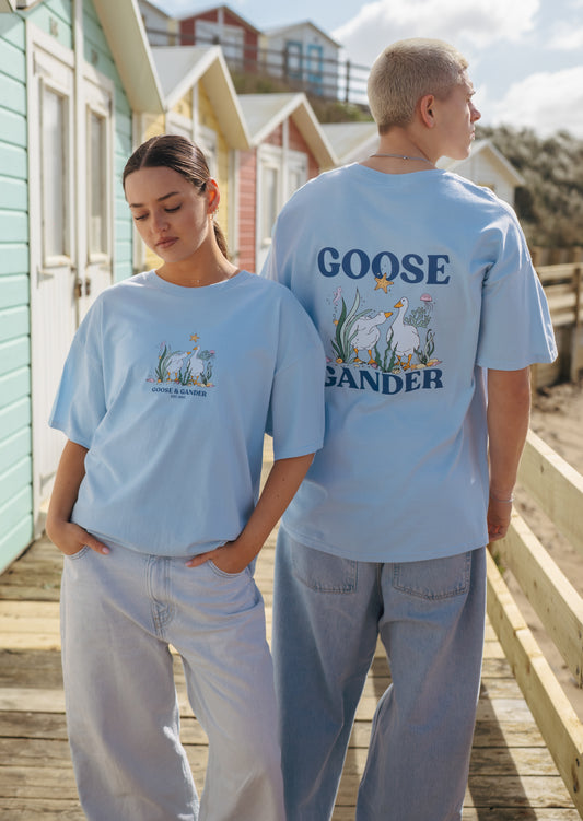 Under the Sea Printed Tee - Baby Blue