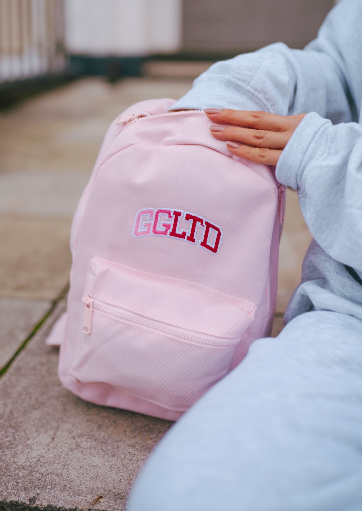 Unisex Ombre GGLTD Rucksack - Baby Pink
