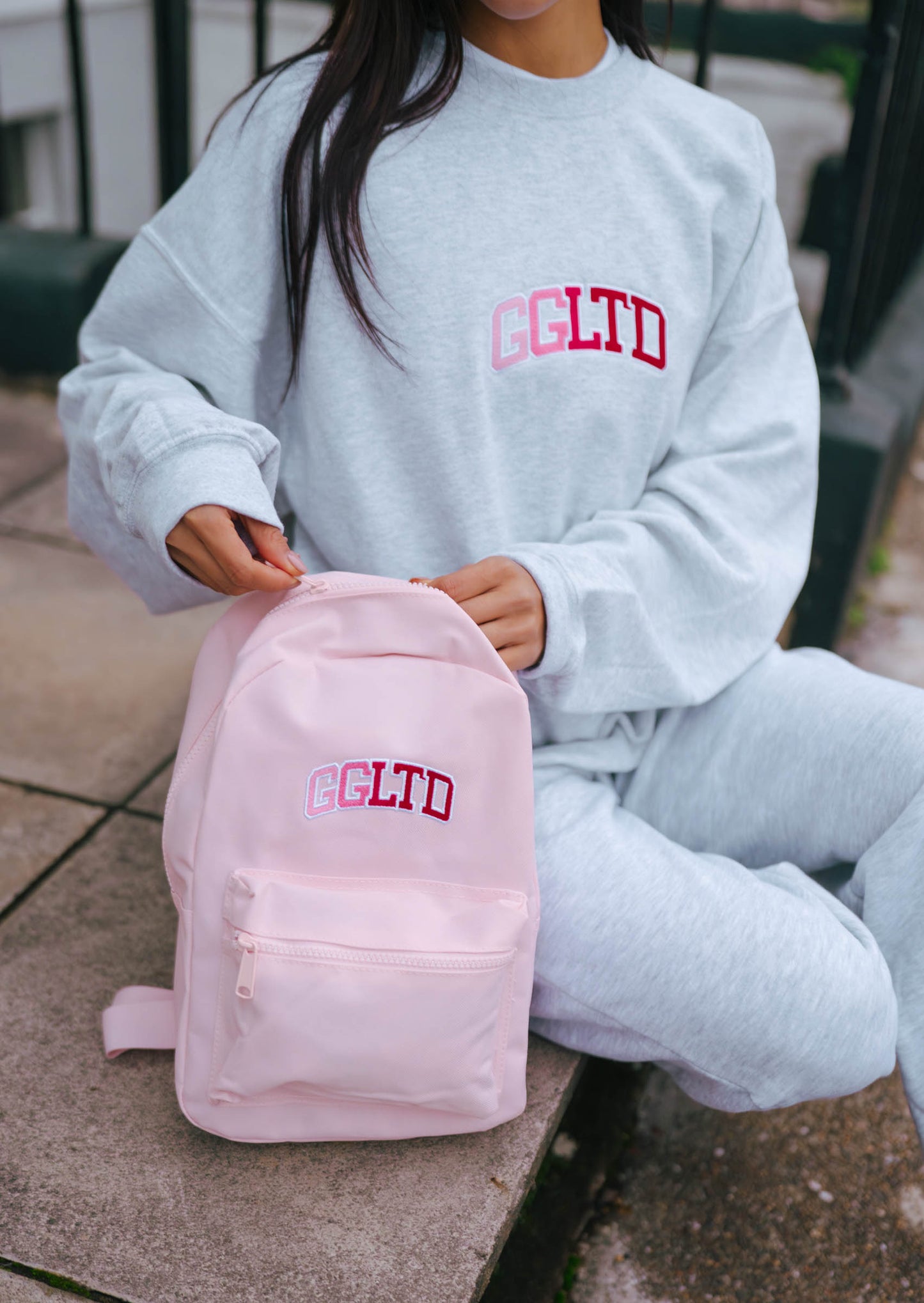 Unisex Ombre GGLTD Rucksack - Baby Pink