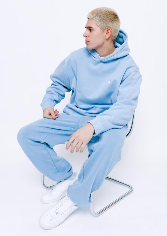 Goose Cuffed Joggers - Washed Blue