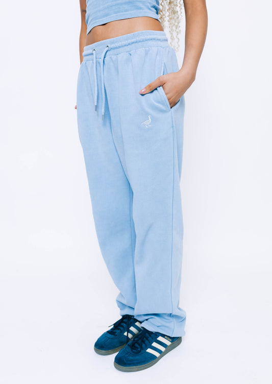 Goose Straight Leg Joggers - Washed Blue