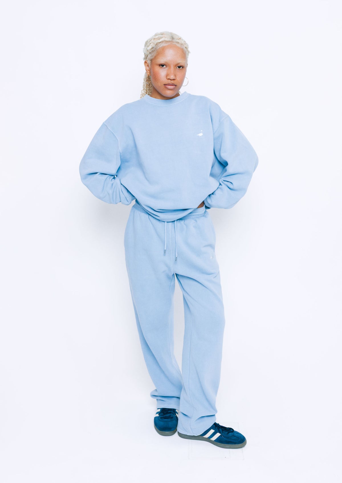 Goose Sweatshirt - Washed Blue