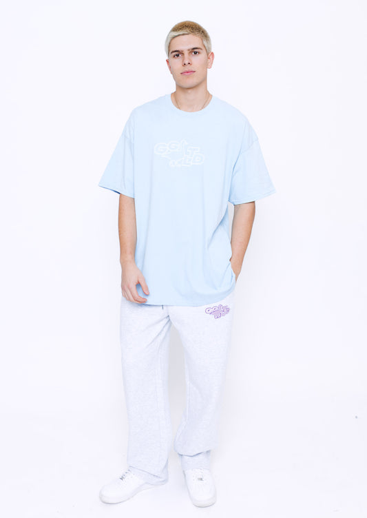 GGLTD Print Tee - Baby Blue