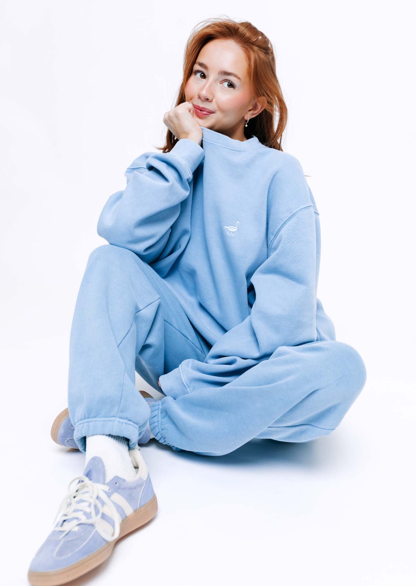 Goose Sweatshirt - Washed Blue