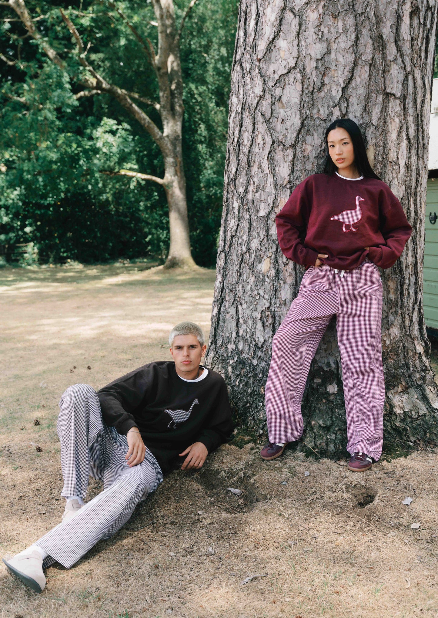 Goose Sweatshirt - Burgundy
