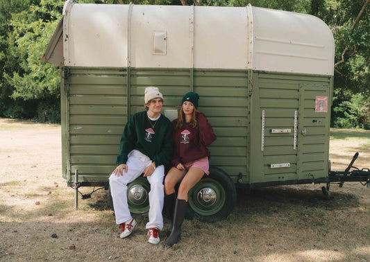 Toadstool Sweatshirt - Burgundy